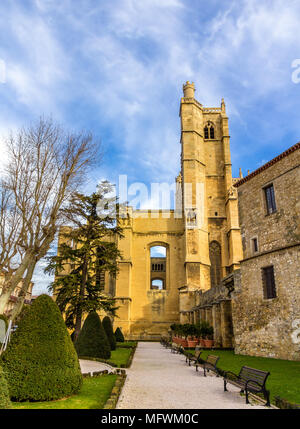 Vue de la cathédrale de Narbonne - France Banque D'Images