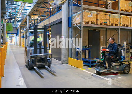 Usine de production de LEGO à Billund Banque D'Images