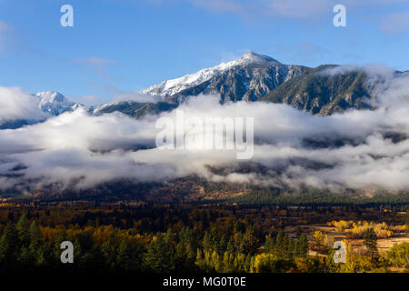 Paysage d'Automne Couleurs d'automne dans la vallée de la Similkameen près de cawston, British Columbia, Canada Banque D'Images