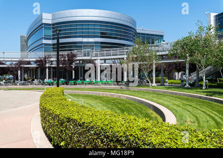 Santa Clara, Californie, USA - Le 26 avril 2018 : Société NVDIA, siège dans la Silicon Valley. Société NVDIA est une société de technologie américaine, Banque D'Images