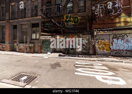 Cortlandt Alley New York City Banque D'Images