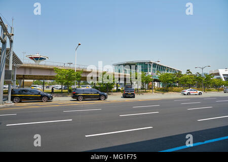 BUSAN, CORÉE DU SUD - circa 2017 MAI : l'Aéroport International de Gimhae dans la journée. Banque D'Images