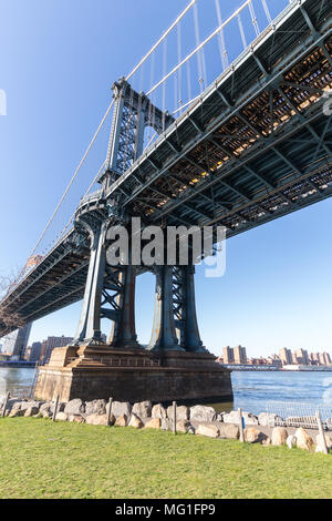 Pont de Manhattan, New York City Banque D'Images