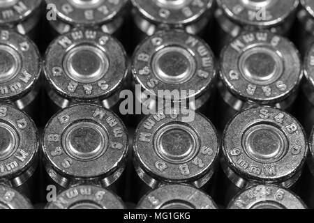9mm Makarov Ammo Banque D'Images