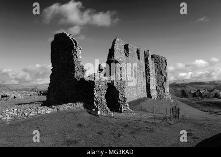 Les ruines de château Brough, Brough village, English Heritage Site, Cumbria County, England, UK Banque D'Images