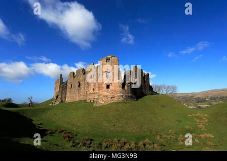 Les ruines de château Brough, Brough village, English Heritage Site, Cumbria County, England, UK Banque D'Images