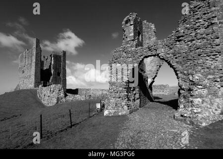 Les ruines de château Brough, Brough village, English Heritage Site, Cumbria County, England, UK Banque D'Images