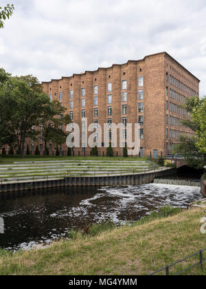 Berlin. L'Allemagne. Abspannwerk Scharnhorst (Substation Scharnhorst) est un exemple de l'architecture industrielle expressionniste des années 1920, conçu par un Banque D'Images