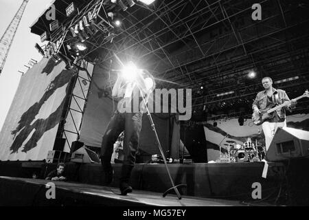 Concert U2 1990 Elland Road/crédit Simon Dewhurst pour Hickes Banque D'Images
