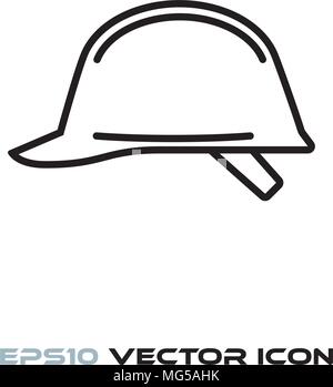 L'icône de la ligne du casque de télévision vector Illustration de Vecteur