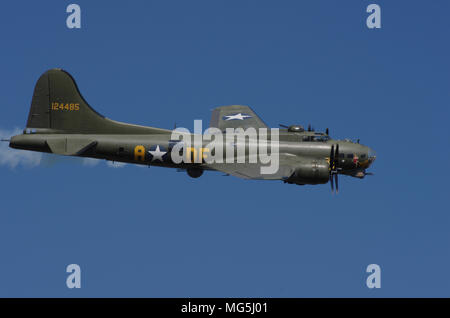 Boeng B17 Sally B G-BEDF, Victory Show, Cosby, Leicester, Banque D'Images