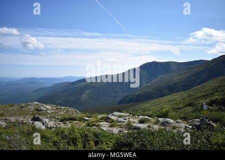 Coulisses le long de la route Auto Mont Washington dans le New Hampshire (États-Unis) Banque D'Images