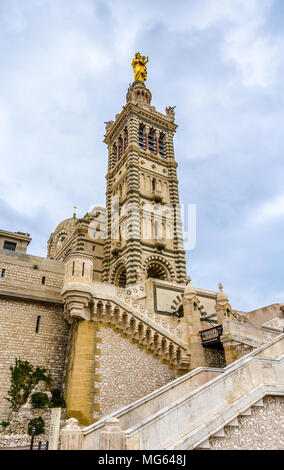 Basilique Notre-Dame de la Garde à Marseille - France, Provence Banque D'Images