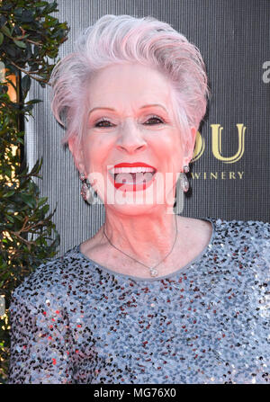 Pasadena, CA, États-Unis. 27 avril 2018. 27 avril 2018 - Pasadena, Californie - Jennifer Bassey. La 45e édition des Daytime Creative Arts Emmys Awards a eu lieu au Pasadena Civic Center. Crédit photo : Birdie Thompson/AdMedia Banque D'Images