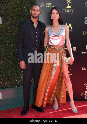 Pasadena, Californie, États-Unis. 27 avril 2018. Lamont Archey. La 45e édition des Daytime Creative Arts Emmys Awards a eu lieu au Pasadena Civic Center. Crédit : Birdie Thompson/AdMedia Banque D'Images