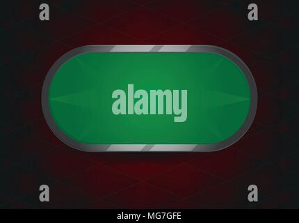 Vector illustration of poker ou black jack table de jeu au poker. Illustration de Vecteur