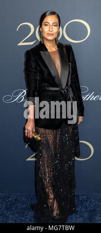 New York, NY, USA - 25 Avril 2018 : Nausheen Shah assiste à la célébration du bicentenaire à Brooks Brothers Jazz at Lincoln Center, Manhattan Banque D'Images
