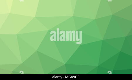 La résolution 8K faible Triangle abstrait art Fond Couleur Vert Polygone Banque D'Images