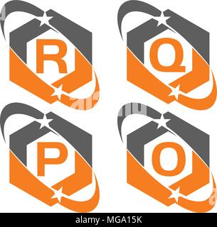 Swoosh modèle Star Illustration de Vecteur