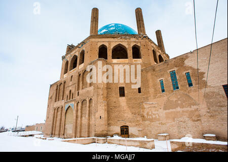 Dôme de Soltaniyeh Soltaniyeh, District de Abhar County, province de Zanjan, Iran. Banque D'Images