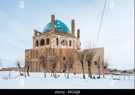 Dôme de Soltaniyeh Soltaniyeh, District de Abhar County, province de Zanjan, Iran. Banque D'Images