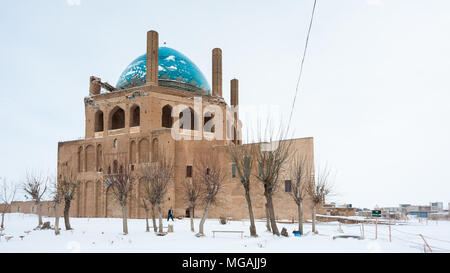 Dôme de Soltaniyeh Soltaniyeh, District de Abhar County, province de Zanjan, Iran. Banque D'Images