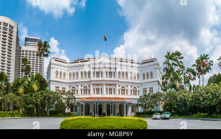 Raffles Hotel, Beach Road, Singapour Banque D'Images