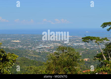 La beauté de Cebu au-dessus de la vue sur la montagne Banque D'Images