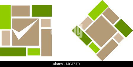 Parquet Bambou Set de qualité Illustration de Vecteur