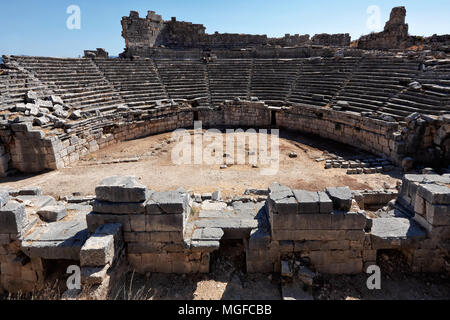 Xanthos ville antique de la civilisation lycienne à Kas, Antalya province de Turquie Banque D'Images