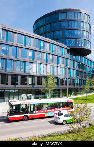 Waltrovka, complexe administratif Aviatica (2010, Cigler Marani architects), Radlicka, station district, Prague, République Tchèque Banque D'Images