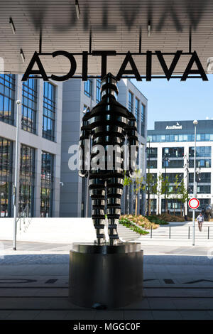 Waltrovka, complexe administratif Aviatica (2010, Cigler Marani architects), Radlicka, station district, Prague, République Tchèque Banque D'Images