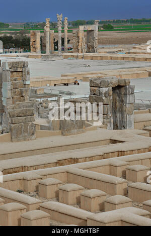 Site persan de Persépolis en Iran. Banque D'Images