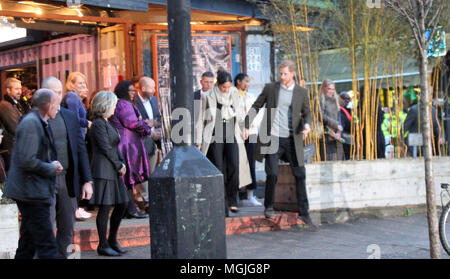 Le prince Harry & Meghan Markle London UK. 9 janvier, 2018. Le prince Harry & Meghan Markle, Reprezent radio à Brixton POP London stock photo presse libre Banque D'Images