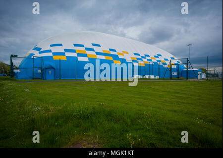 Cardiff International Sports Stadium, Leckwith, Cardiff, Pays de Galles du Sud Banque D'Images