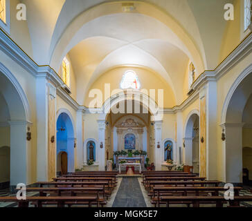 Montagna Spaccata Sanctuary à Gaeta, province de Latina, Latium, Italie centrale. Banque D'Images