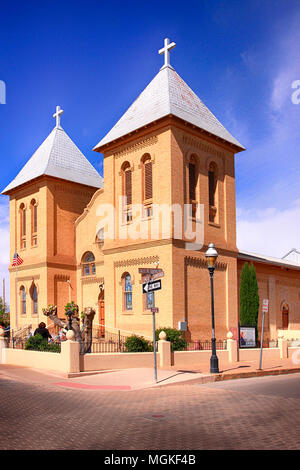 Basilique San Albino Église catholique à Las Cruces, NM USA Banque D'Images