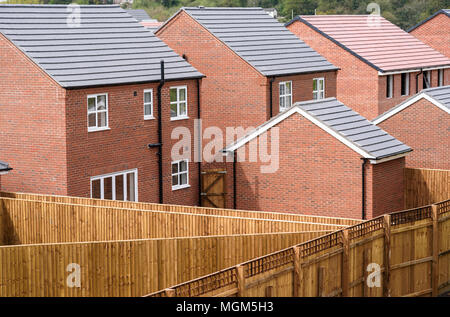 Nouveaux logements construits au Village Winnington Winnington, Northwich, Cheshire, Royaume-Uni. Banque D'Images