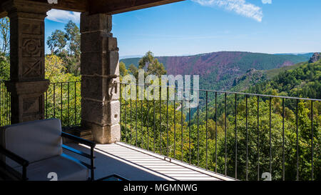 Monasterio de San Estevo de Ribas de Sil (Parador de Turismo). Ourense. La Galice. España Banque D'Images