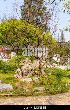 L'Humble Administrator's Garden, un jardin chinois à Suzhou, site du patrimoine mondial de l'UNESCO Banque D'Images