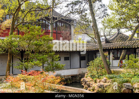 L'Humble Administrator's Garden, un jardin chinois à Suzhou, site du patrimoine mondial de l'UNESCO Banque D'Images