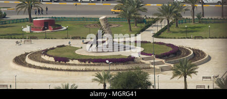 Enregistrer l'Iraq Statue conçu par le sculpteur irakien Mohammed Ghani Hikmat .qui situé à Bagdad. Banque D'Images