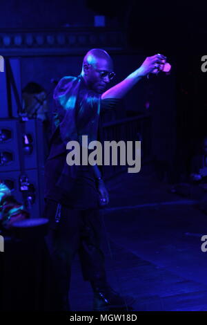 28 avril - New York, New York : Recording Artist/acteur Yasiin Bey effectue au cours de l'âme dans la corne en direct : Présente Yasiin Bey organisée par d'prospérer tenue à l'hôtel de Sony le 28 avril 2018 à New York City Credit : Mpi43/MediaPunch Banque D'Images