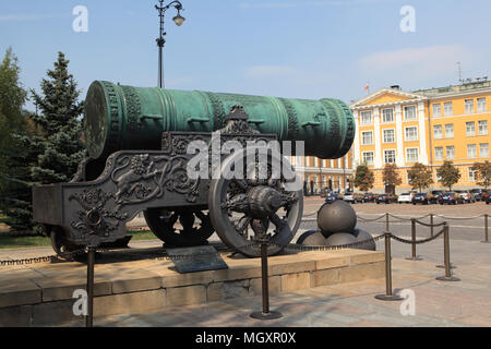 Canon tsar au Kremlin de Moscou, Russie Banque D'Images