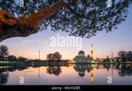 Mosquée As-Salam Puchong， La Malaisie Banque D'Images