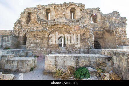 Ruines du vieux Alep, Syrie, l'une des plus anciennes villes habitées en permanence dans le monde ; il a été habité depuis peut-être dès le 6e mill Banque D'Images