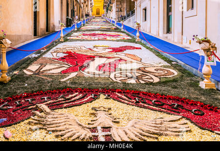 Le Festival des fleurs de Noto en Sicile Banque D'Images