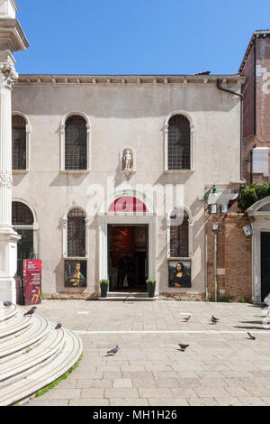 Museo Leonardo da Vinci (Léonard de Vinci Musée), Campo San Rocco, San Polo, Venise, Vénétie, Italie Banque D'Images