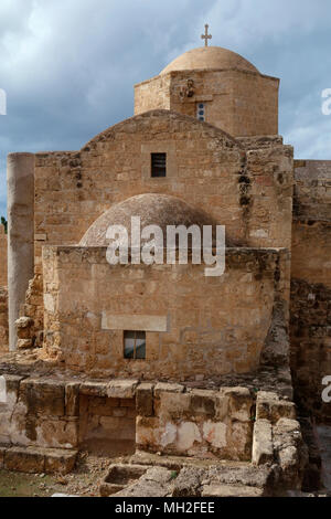 Agia Kyriaki, Hrysopolitissa et Basilique St Paul's pilier, Paphos, Chypre Banque D'Images