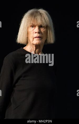 Turin, Italie. Apr 28, 2018. Torino, Italie. 28 avril 2018. Le compositeur et pianiste de jazz américaine Carla Bley à Torino Jazz Festival 2018 Credit : Marco Destefanis/Pacific Press/Alamy Live News Banque D'Images